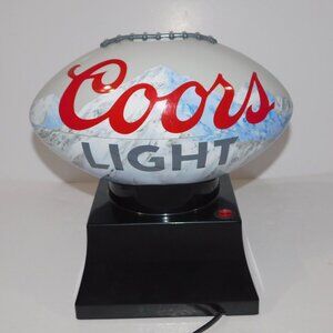 Coors Light Beer Popcorn Maker Football Shaped Koolatron Hot Air Man Cave